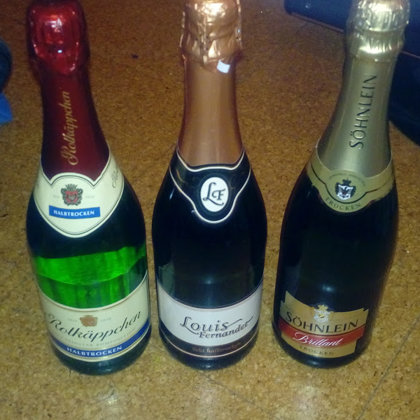 Sekt from 3 different companies
